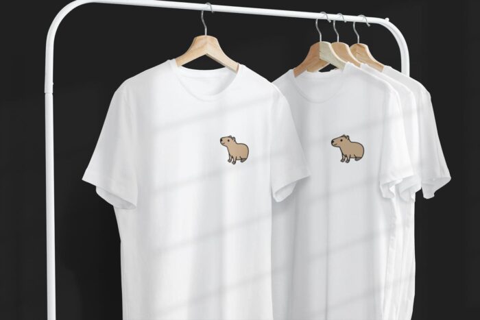 Organic unisex majica Capybara