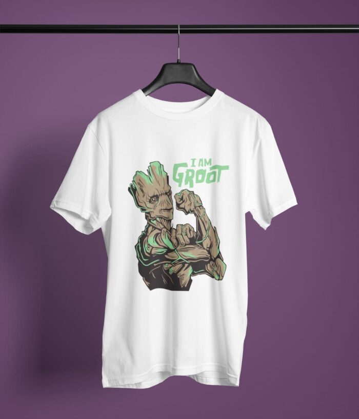 Organic unisex majica Groot - Image 2