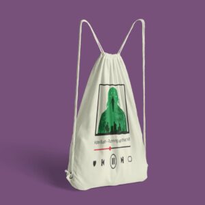 Ranac Stranger Things – pamučni, bež