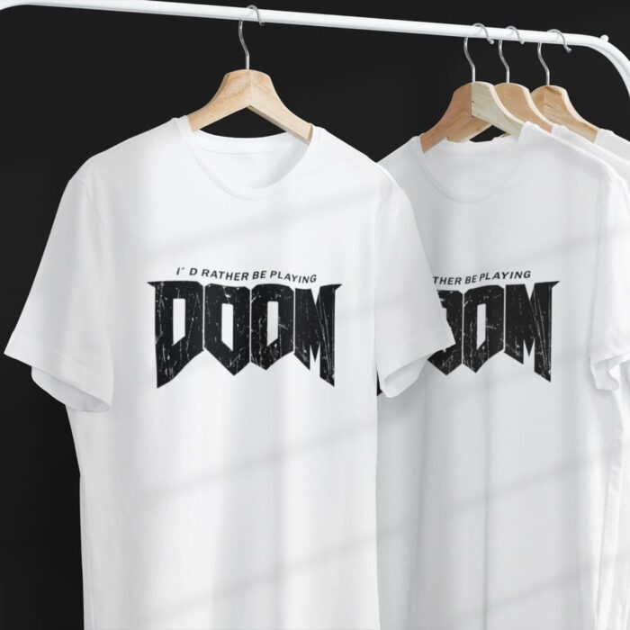 Organic unisex majica Doom