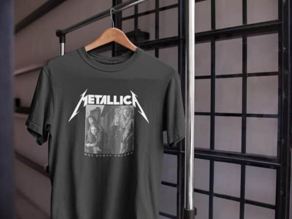 Oversize unisex majica Metallica - Image 2