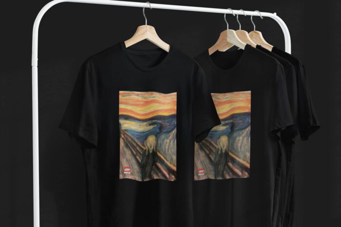 Organic unisex majica Scream - Image 8