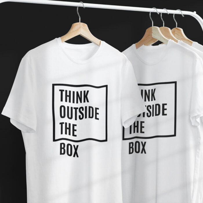 Organic unisex majica Think outside the box