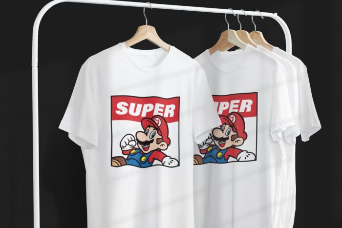 Organic unisex majica Super Mario