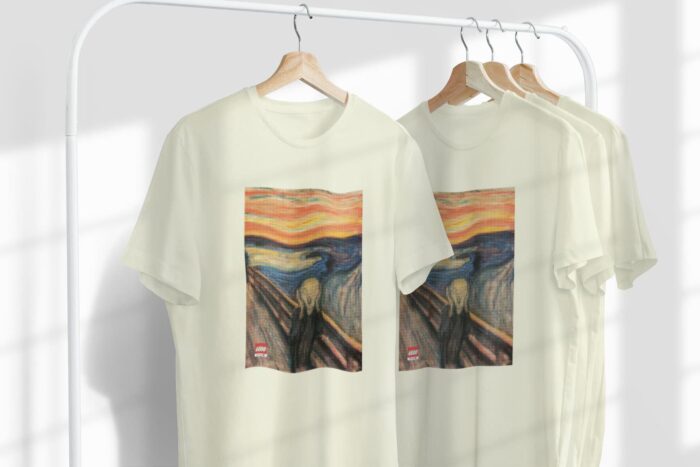 Organic unisex majica Scream - Image 2