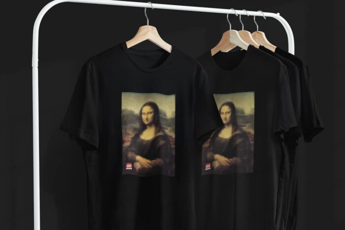 Organic unisex majica Mona Lisa - Image 6