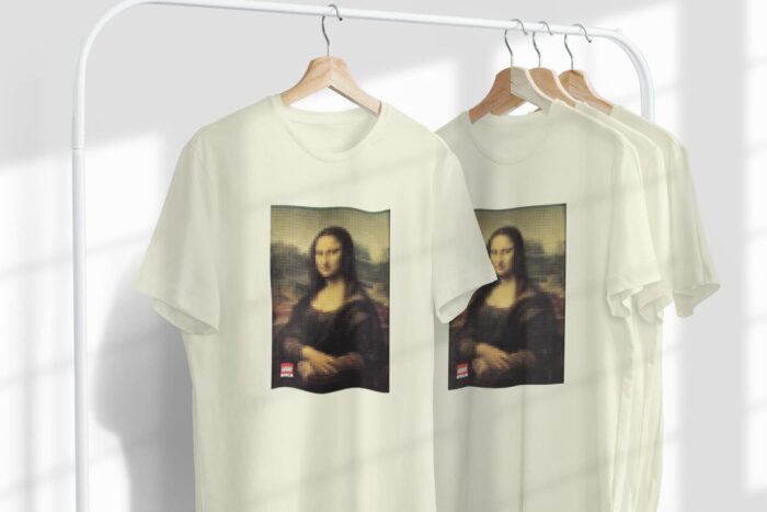 Organic unisex majica Mona Lisa - Image 7