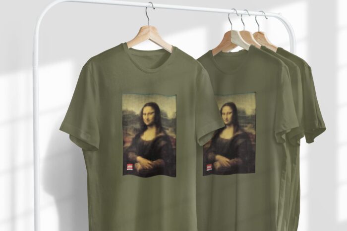 Organic unisex majica Mona Lisa - Image 8