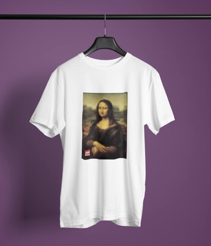 Organic unisex majica Mona Lisa - Image 2