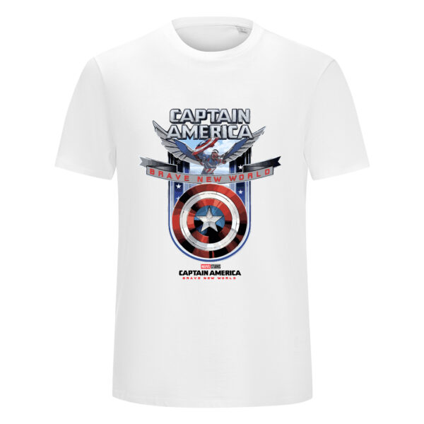 Majica od organskog pamuka - Captain America Brave New World - Image 2