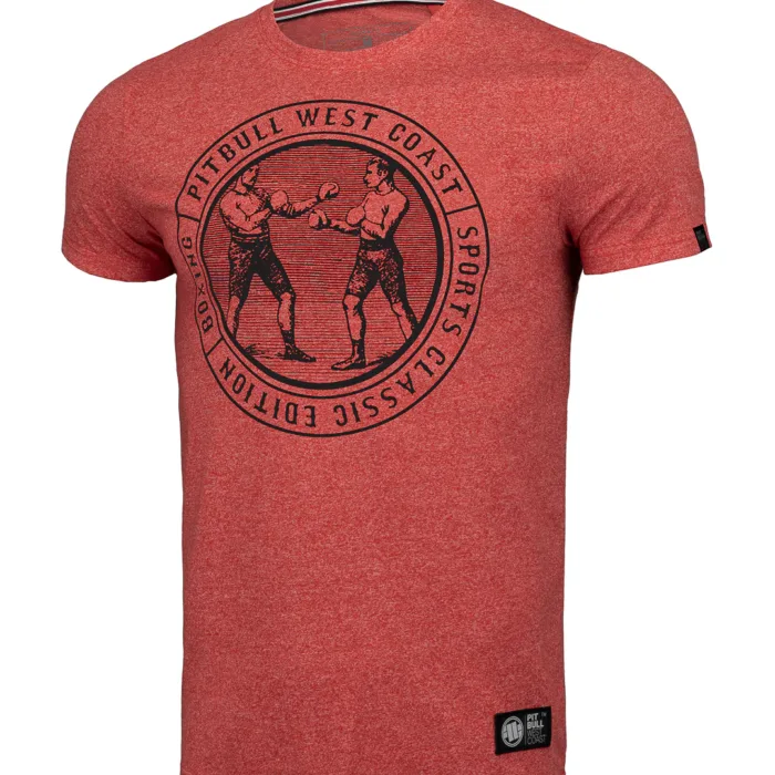 Majica PitBull Vintage Boxing crvena