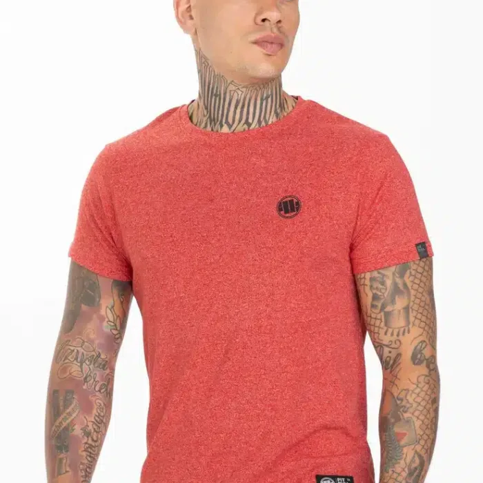 Pitbull West Coast Majica Small Logo Middleweight 190 Custom Fit Crvena MLG