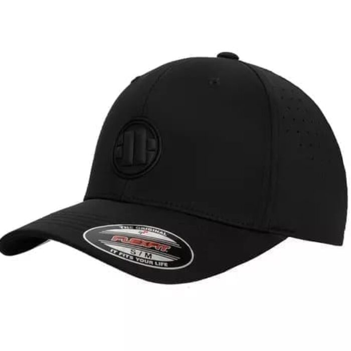 PitBull West Coast kačket Full Cap 3D LOGO crni