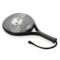 No Fear padel reket od fiberglasa, crni, lagan, 350g