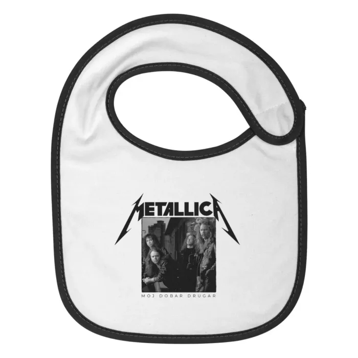 Metallica – portikla za bebe sa čičak trakom