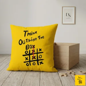 Think outside the box jastuk 40x40cm