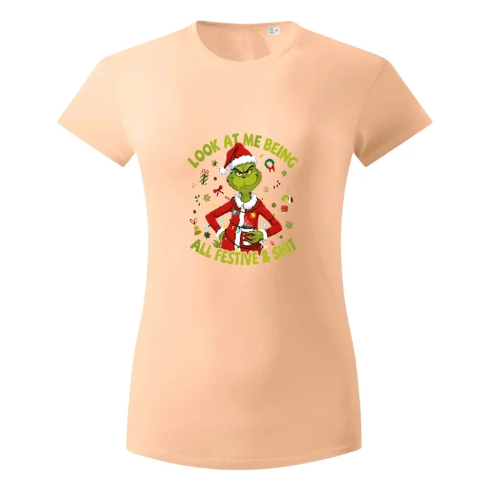 Grinchmas Christmas – ženska majica od organskog pamuka